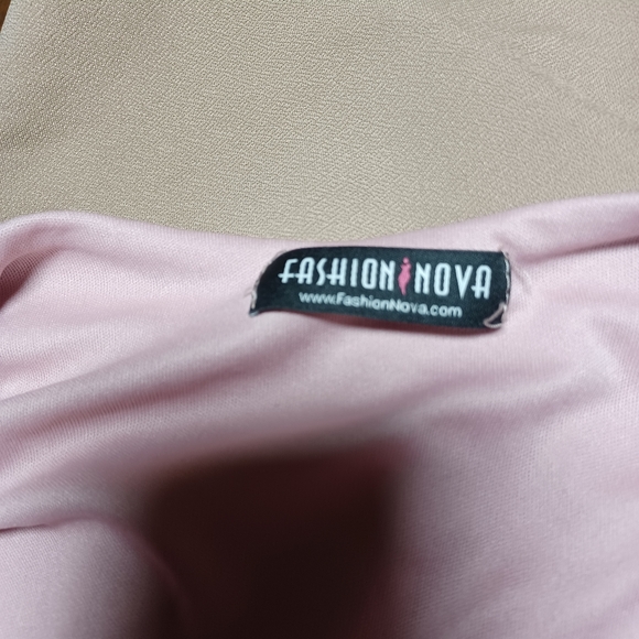 Fashion Nova Pink Backless Slip Dress for Cocktail - Picture 4 of 8